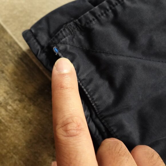 Eddie Bauer Yukon Down Vest Goose Down Fill Power 550 Men's Size Large Navy - Picture 9 of 10